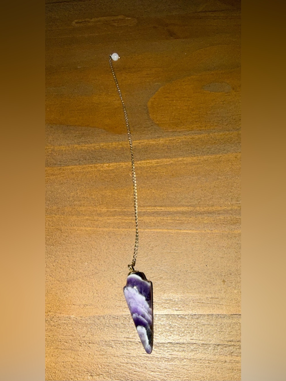 Purple Agate Pendulum